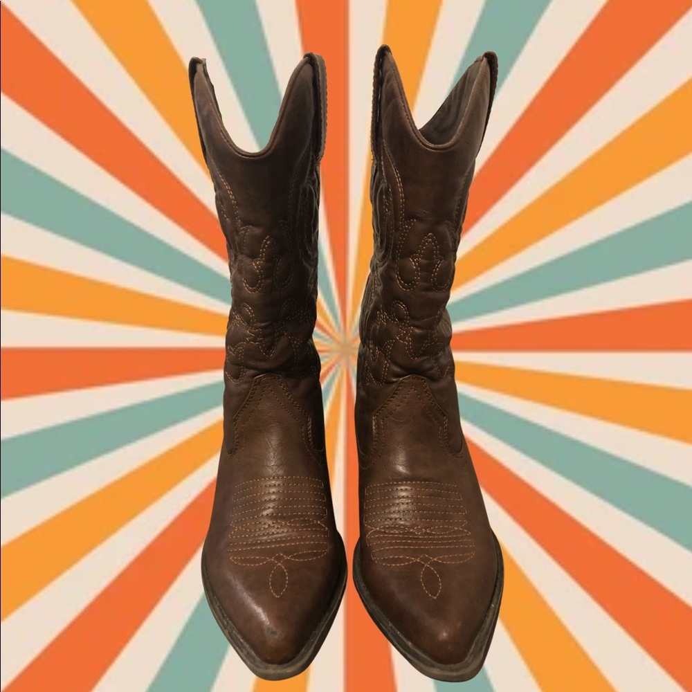 Madden girl cowboy boots size 6